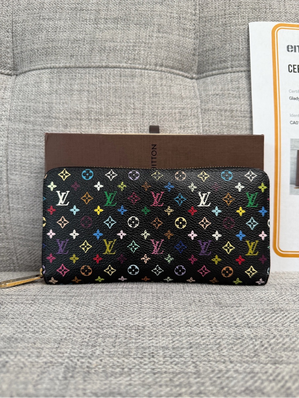 ✨ Louis Vuitton Monogram Multicolore Zippy Wallet | Entrupy Authenticated
